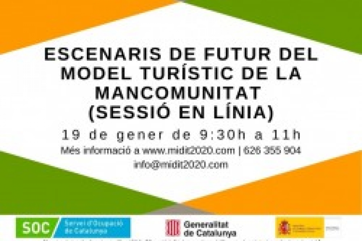 Presentació Escenaris de futur Model Turístic de la Mancomunitat