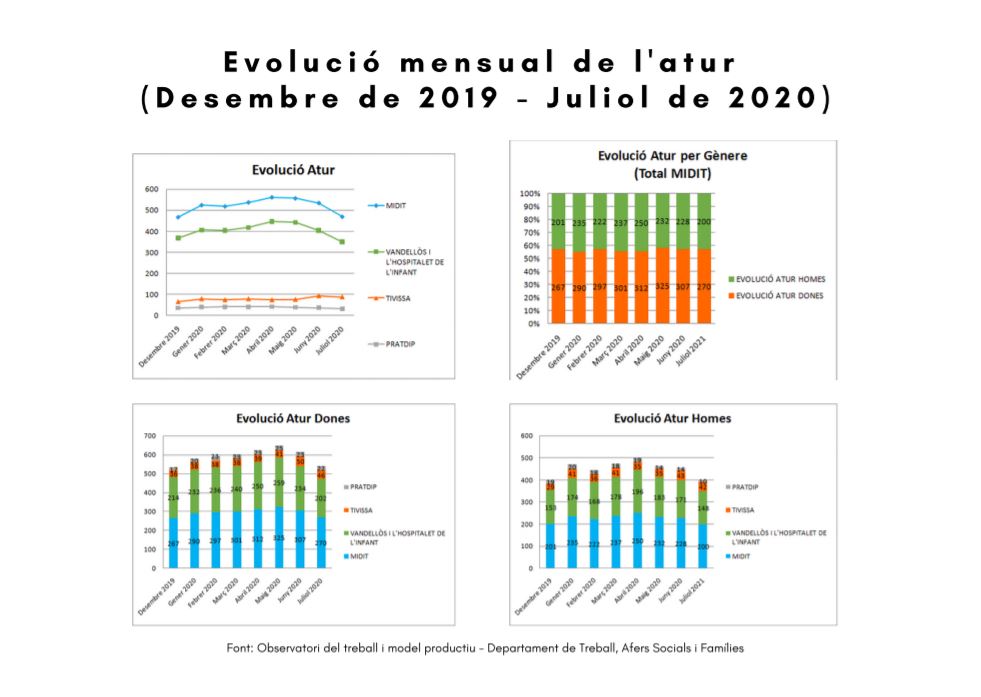 SOCIOECONOMIC DATA OF THE TERRITORY (evolution monthly data, July 2020) Image